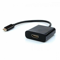 Adaptador de Vídeo USB Tipo C X HDMI ADP-303BK Preto PLUSCABE na internet