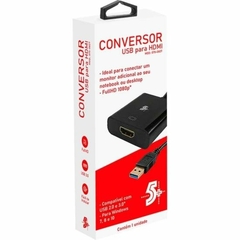 Conversor USB Para HDMI 15cm Pix - Alternativa -  Cartuchos de toner e Impressoras