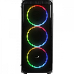 Gabinete Gamer Aerocool Window Preto RGB Lateral Acrílico - comprar online