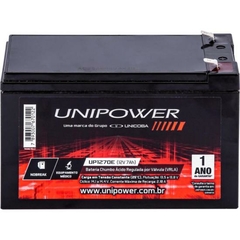 Bateria Estacionária Selada 12V 7Ah VRLA UP1270E Unipower - comprar online
