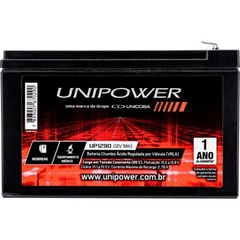 Bateria Estacionária Selada 12V 9Ah VRLA UP1290 Unipower na internet