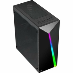 Gabinete Gamer Aerocool Shard Preto RGB Lateral Acrílico na internet