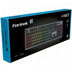 Imagem do Teclado Gamer Fortrek Holt Grafite Rainbow