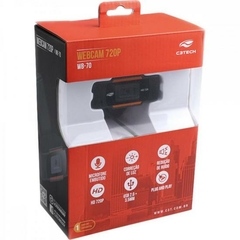 Webcam C3Tech WB-70BK USB HD 720p Preto - comprar online