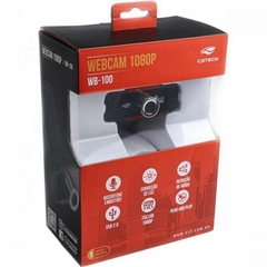 Webcam Full HD C3Tech WB-100BK 1080P Preto - comprar online