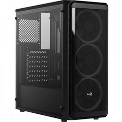 Gabinete Gamer Aerocool Window Preto RGB Lateral Acrílico - loja online