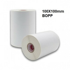 Etiqueta adesiva 10x10cm / 100x100mm Acrílica BOPP Neutra - comprar online