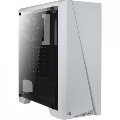 Gabinete Gamer Aerocool Cylon Branco RGB Lateral Vidro - comprar online