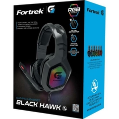 Imagem do Headset Gamer Fortrek Black Hawk P2 + USB RGB Preto