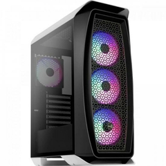 Gabinete Gamer Aerocool Aero One Frost Branco RGB Lateral Vidro - loja online