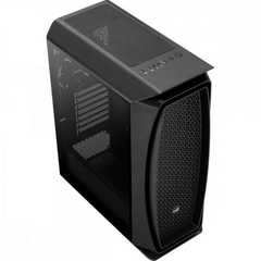 Imagem do Gabinete Gamer Aerocool Aero One Preto Lateral Vidro