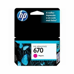 Cartucho de Tinta HP 670 Magenta CZ115AB - loja online