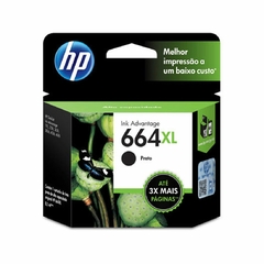 Cartucho de Tinta HP 664XL Preto F6V31AB - loja online