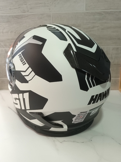 CASCO INTEGRAL HAWK RS11 REVO BLANCO L en internet