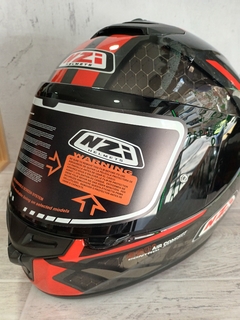 CASCO NZI TRENDY OVERTAKING + VISOR DE REPUESTO (ROJO) L - comprar online