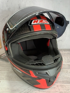 CASCO NZI TRENDY OVERTAKING + VISOR DE REPUESTO (ROJO) L en internet