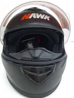 CASCO INTEGRAL HAWK RS11 NEGRO MATE M - comprar online