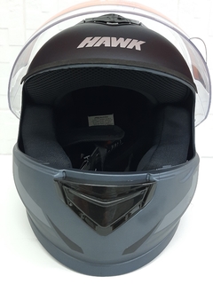 CASCO INTEGRAL HAWK RS1F SOPHIE GREY/NEGRO MATE M - comprar online