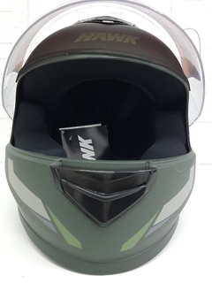 CASCO INTEGRAL HAWK RS1F VERDE /CAMOU MATE XL - comprar online