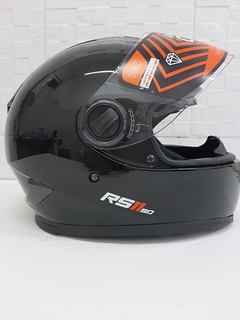 CASCO INTEGRAL HAWK RS11 NEGRO BRILLANTE L