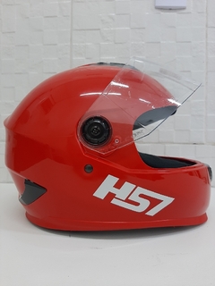 CASCO INTEGRAL HALCON H57 ROJO BRILLANTE L