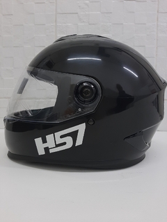 CASCO INTEGRAL HALCON H57 NEGRO BRILLANTE XL en internet