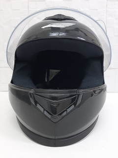 CASCO INTEGRAL HALCON H57 NEGRO BRILLANTE M - comprar online