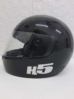 CASCO INTEGRAL HALCON H5 NEGRO BRILLANTE M en internet