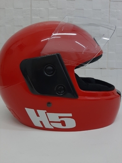 CASCO INTEGRAL HALCON H5 ROJO BRILLANTE XL