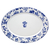 Fuente Oval Grande - Chintz Azul