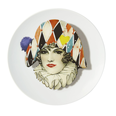 Plato Postre Miss Harlequin - Love Who You Want