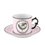 Taza de Té con Platillo Pink - Herbariae