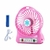 Mini Ventilador Recarregavel Cilios