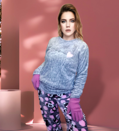 Pijama de Inverno Fleece Love - comprar online