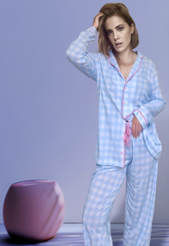 Pijama Americano Inverno Xadrez na internet