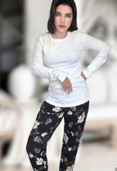 Pijama Longo Canelado Inverno - Sweet Dreams Comfy