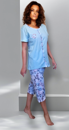Imagem do Pijama Capri Azul