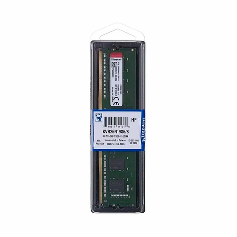 MEMORIA RAM KINGSTON DIMM 8GB DDR4 2666MHZ 8GBIT 1.2V VALUERAM