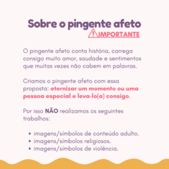 Pingente Afeto Pequeno - loja online