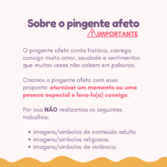 Pingente Afeto Médio na internet