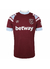 Camisa West Ham Home 22/23 Torcedor Umbro Masculino - Bordo e Azul