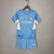 Kit Manchester City I 21/22 - Infantil - Azul