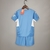 Kit Manchester City I 21/22 - Infantil - Azul - comprar online