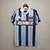 Camisa Grêmio I 1996 - Masculino Retrô - Branco, Preto e Azul