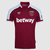 Camisa West Ham Home 21/22 Torcedor Umbro Masculino - Bordo e Azul