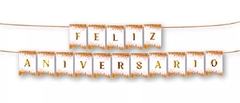 4 Banderin Mi Aniversario (2 x color) - comprar online