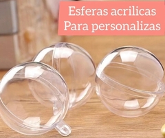 10 Esferas de Acrílico para Personalizar