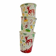 3 Pack de Vasos Navidad x 10 unidades - comprar online