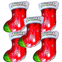 10 globos de 15" 5 Botas + Papa Noel - comprar online