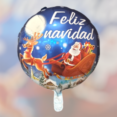 10 globos de 45cm Navideños Variados - MayoristasPpilar